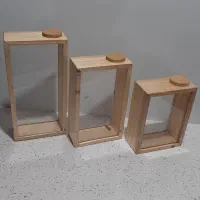 ست جای حبوبات چوبی