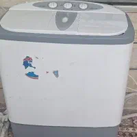 لباسشویی دوقلو شش کیلونیمی کاملا سالم تمیز در حدنو