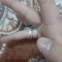 انگشتر نقره عقیق مشکی