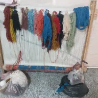 دار قالی با مقداری خاما