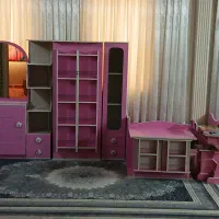 سرویس چوب دخترونه|تخت و سرویس خواب|قرچک, زیبا شهر|دیوار