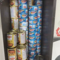 تن ماهی و کنسرو لوبیا.