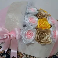 دسته گل روبانی|گل مصنوعی|کرمانشاه, |دیوار