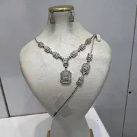 نیم ست پایه جواهر با اجرت پایین