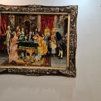 تابلو فرش دستباف طرح فرانسوی