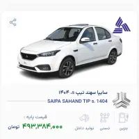 حواله خودرو سهند تیپs