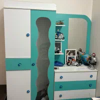 فروش تخت و کمد نوجوان|تخت و سرویس خواب|مرودشت, پشت سایپا|دیوار