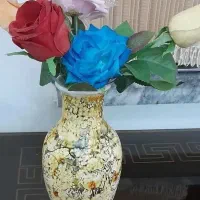 گلدان سرامیکی|گل مصنوعی|رشت, گلباغ نماز|دیوار