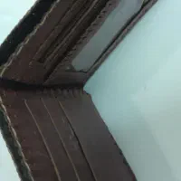 کیف پول چرم مردانه دست دوز با چرم مصنوعی|کیف، کفش، کمربند|اصفهان, رهنان|دیوار