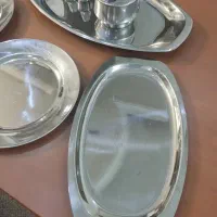 ظروف استیل نو قدیمی شاید برای 35سال پیش باشه|ظروف سرو و پذیرایی|تهران, افسریه جنوبی|دیوار