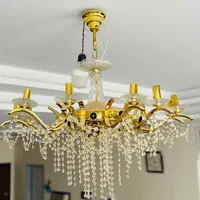 لوستر طرح مرغابی ۱۲ شاخه ۲۴ شعله