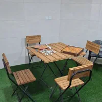 میز و صندلی تاشو|میز و صندلی غذاخوری|آران و بیدگل, |دیوار