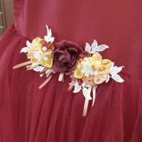 لباس پیراهن مجلسی کودک دوقلو قیمت توافقی|لباس|رشت, منظریه|دیوار