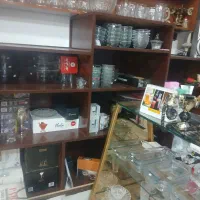 ویترین وطبقات چوبی وام دی اف|کتابخانه، شلف، قفسه‌های دیواری|مشهد, شهرک رازی (شهرک غرب)|دیوار