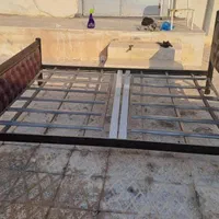 تخت خواب دو نفره با تاج پارچه کوب|تخت و سرویس خواب|بوشهر, |دیوار