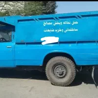 تخلیه نخاله با کمپرسی نیسان