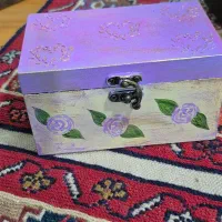 جعبه چوبی کوچک پتینه|صنایع دستی و سایر لوازم تزئینی|بندر ماهشهر, |دیوار