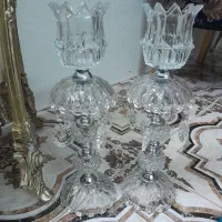 دو عدد شمعدونی نو