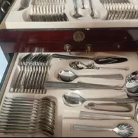 سرویس ۱۵۷ تیکه ۲۴ نفره قاشق چنگال روزنتال آلمانی