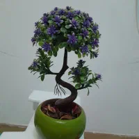 گلدان با گل مصنوعی