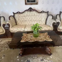 فروش فوری مبلمان استیل ۹ نفره در حد نو