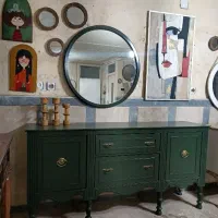 آینه کنسول|بوفه، ویترین، کنسول|تبریز, |دیوار