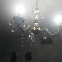 لوستر سه شاخه رنگ سفید