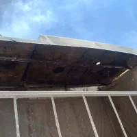 سقف فایبرگلاس به عنوان سایه بان