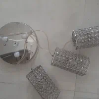 دو عدد لوستر چوبی و کریستالی|لوستر و چراغ آویز|اصفهان, ملکشهر|دیوار