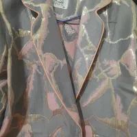 کت صورتی با رگه های طلایی سایز ۴۰ ۴۲|لباس|تهران, ایرانشهر|دیوار