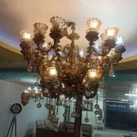 لوستر برنجی|لوستر و چراغ آویز|رشت, آتشگاه|دیوار