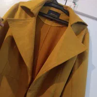 فوتر بلند زنانه رنگ خردلی|لباس|دوگنبدان, |دیوار