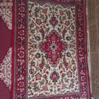 فرش دست بافت نیم زر به نخ کرک بافته شده