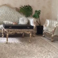 فروش مبلمان 9 نفره نو خیلی کم استفاده شده