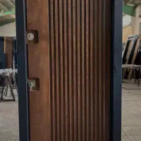 درب ضد سرقت استیل نرده شیشه ای  سکوریت مدرن کدA001|مصالح و تجهیزات ساختمان|پل سفید, |دیوار