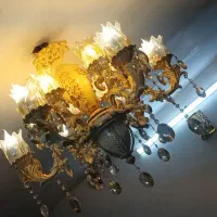 لوستر ۶ شاخه ۱۲ شعله