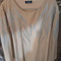 شومیز نگینی و روسری جواهر دوزی نونو