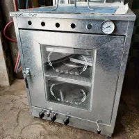 تنور دو سینی دماسنج دار