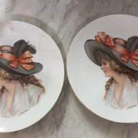 بشقاب رخ زیبا قدیمی نو استفاده نشده و سایز بزرگ ۲۶