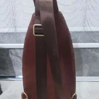 کیف چرم  قهوه‌ای  دستدوز مناسب برای موتور سواران|کیف، کفش، کمربند|کرج, دولت‌آباد|دیوار