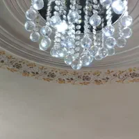 دو عدد لوستر کریستالی|لوستر و چراغ آویز|همدان, |دیوار