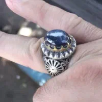 انگشترنقره یاقوت کبوداستار