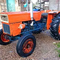 تراکتور فیات با لدر و تریلی