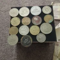 تعدادی سکه و اسکناس قدیمی همش 300