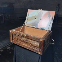 صندوقچه چوبی|صنایع دستی و سایر لوازم تزئینی|قوچان, |دیوار