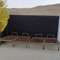 تخت باغی فلزی