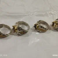 سنگ قیمتی و رکاب نقره شبکه آینه مردانه نو عیار ۹۲۵|بدلیجات|مشهد, گاز|دیوار