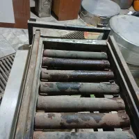 منقل تمام استیل چدنی گازسوز