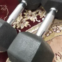 یک جفت دمبل 15 کیلویی هر کدام 7.5 کیلو