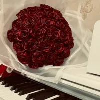 دسته گل روبانی جاودان